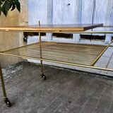 Vinyl rack service, brass magazine holders