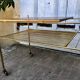 Vinyl rack service, brass magazine holders
