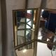 Miroir de barbier triptyique vintage