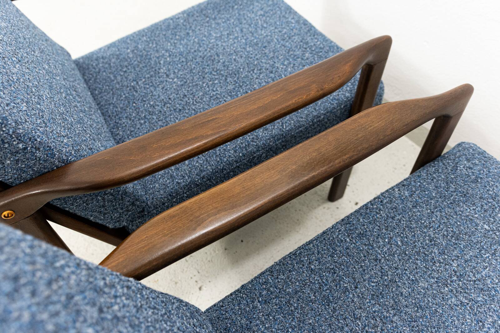 Fauteuil des années 60 par Zenon Bączyk, Pologne.