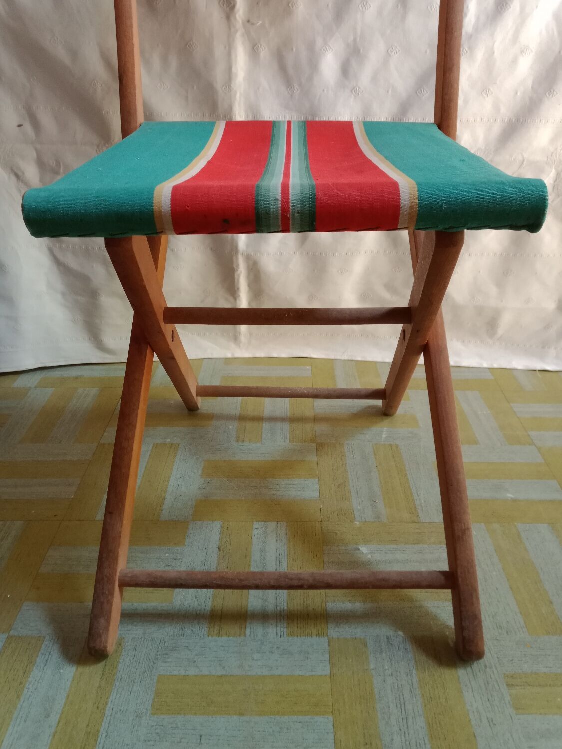 Vintage camping folding chairs