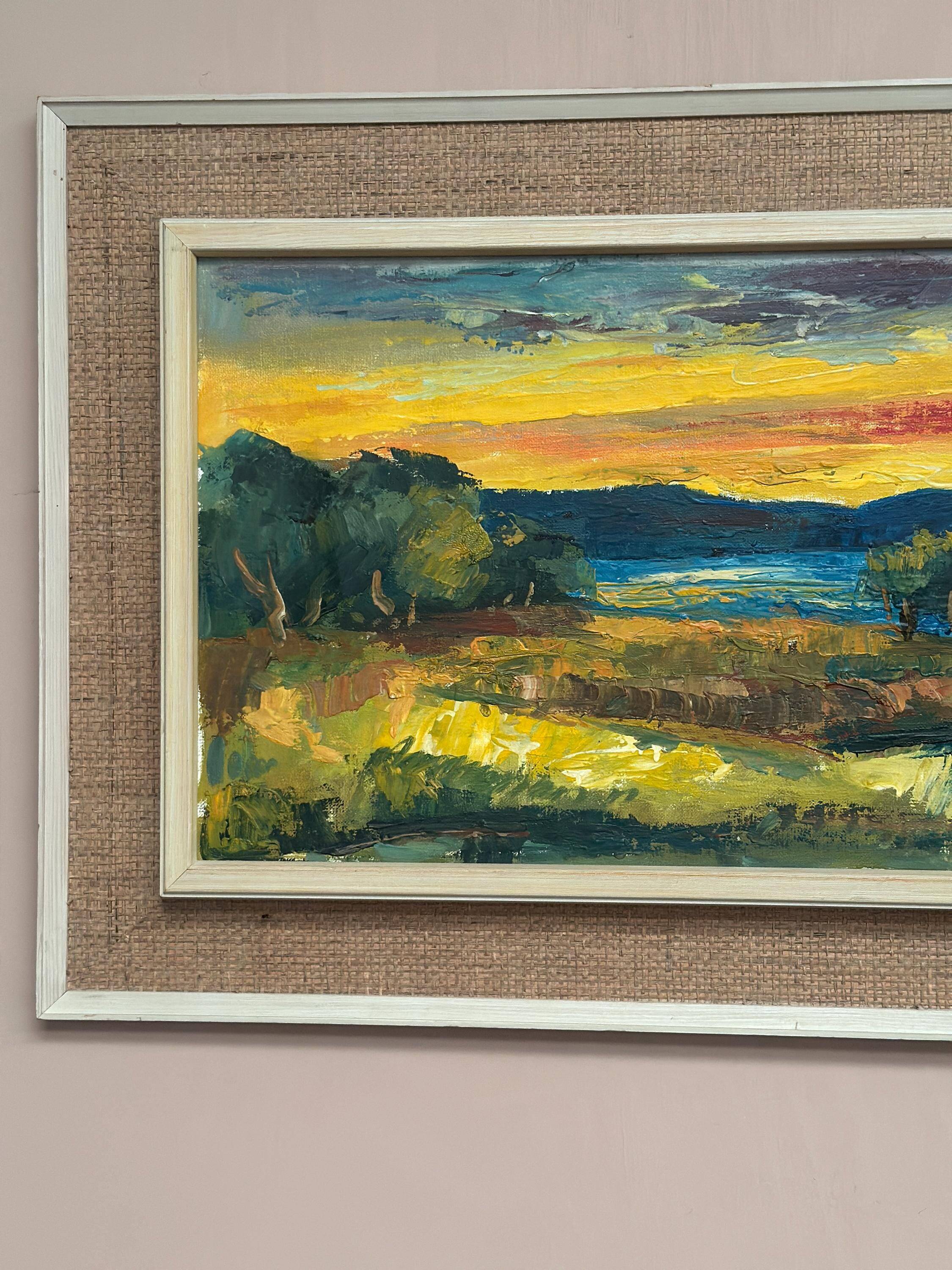 Swedish Oil on Canvas – “(Sörmlands Nalar Räven)” by Kurt Lundberg