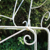 Old wrought iron bench