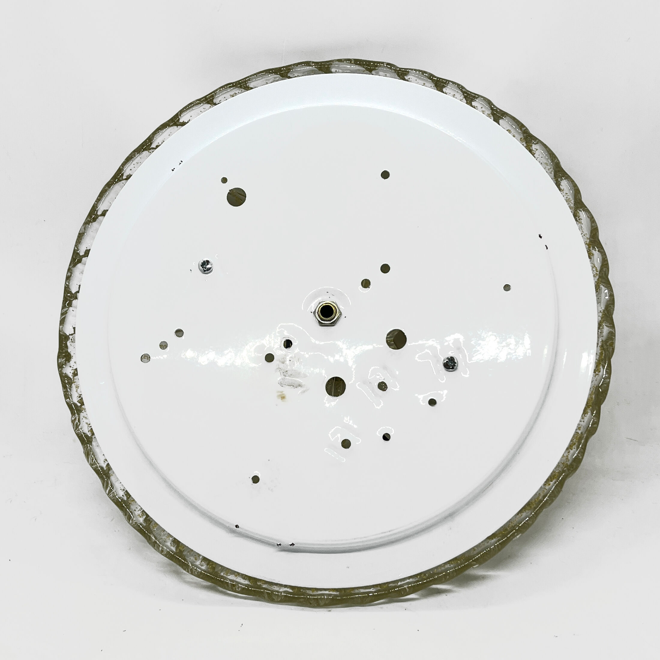 Large ice glass ceiling lamp, Massive, Germany, 1970s