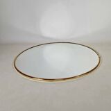 Large round wall mirror from the 60s.