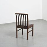 Suite of 4 chairs by Isamu Kenmochi, Akita Mokko, Japan 1970