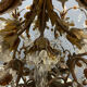 Italian Tole Murano Glass Chandelier 1960’s 