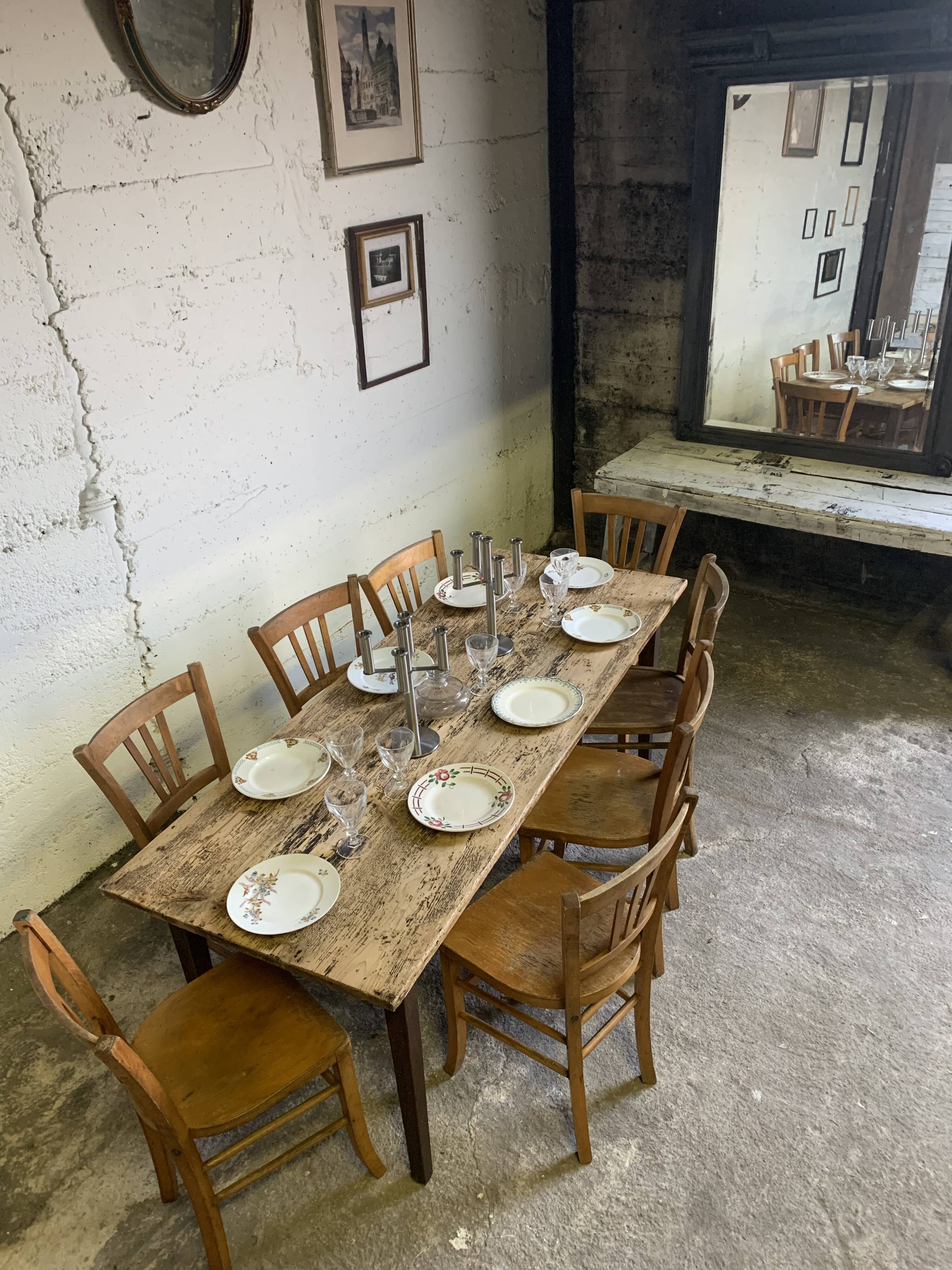Table de ferme 8 repas