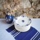 Set of 15 plates 21cm luneville model bastia