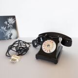 Phone in bakelite black U43