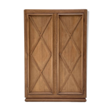 Storage unit in solid oak and veneer, circa 1960.