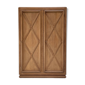 Storage unit in solid oak and veneer, circa 1960.