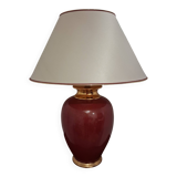 Red and gold lamp base