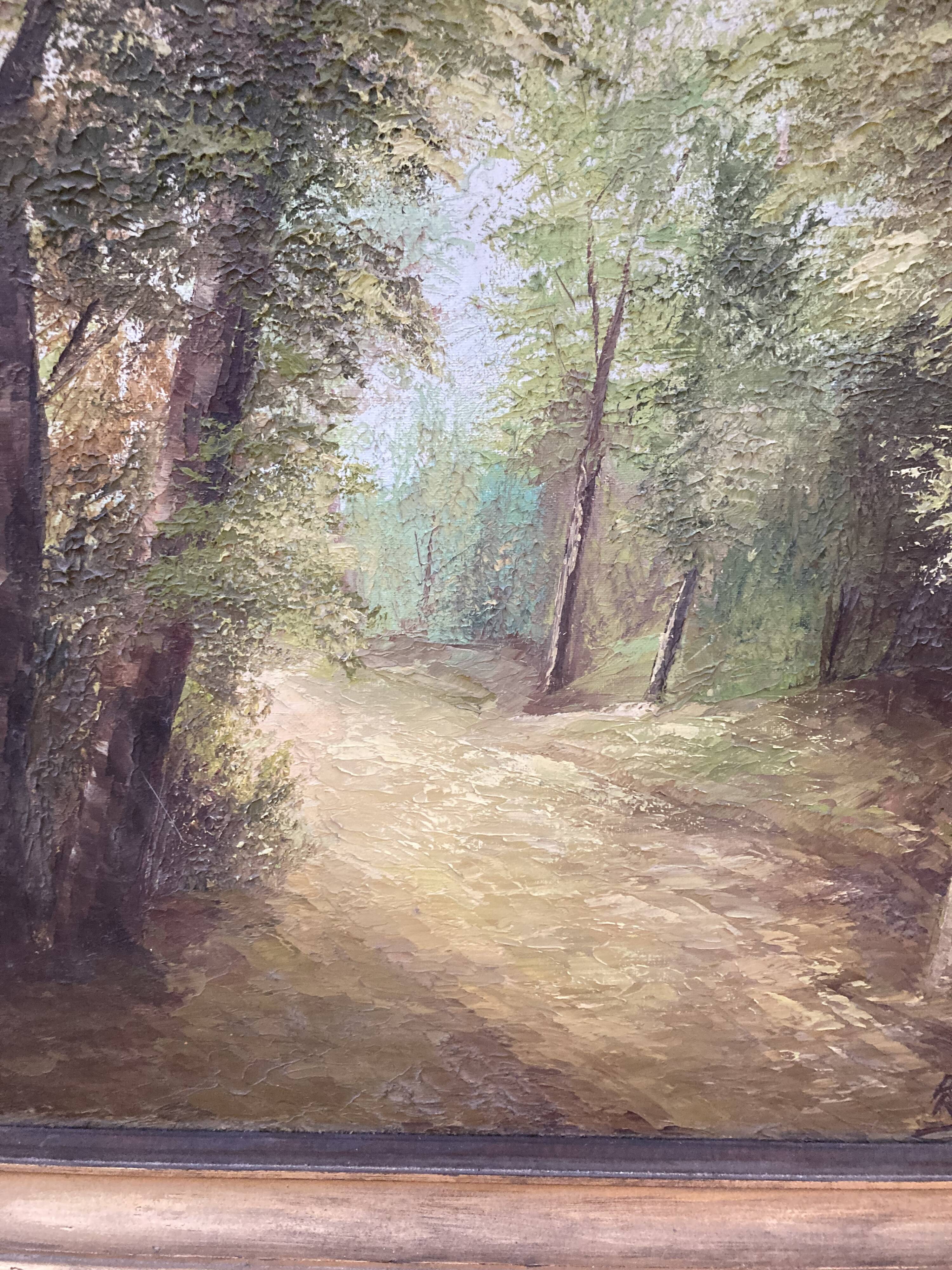 Ancient forest painting