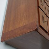 Vintage Mid-Century Dutch Hardwood Shop / Apothecary or Filing Cabinet