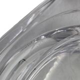 Monumental molded crystal ashtray, Sevres France 1970s