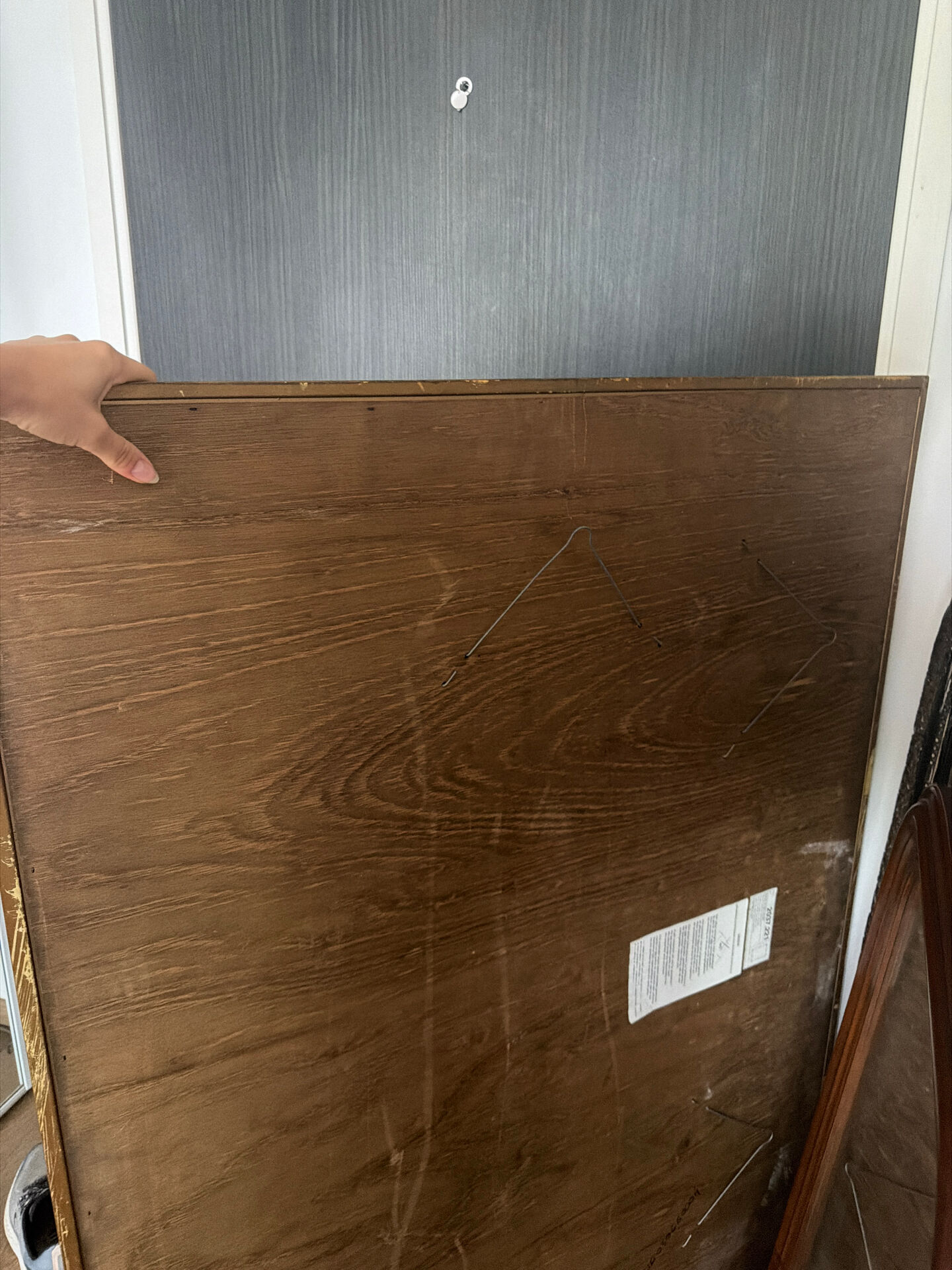 Large golden mirror Deknudt vintage 1970s