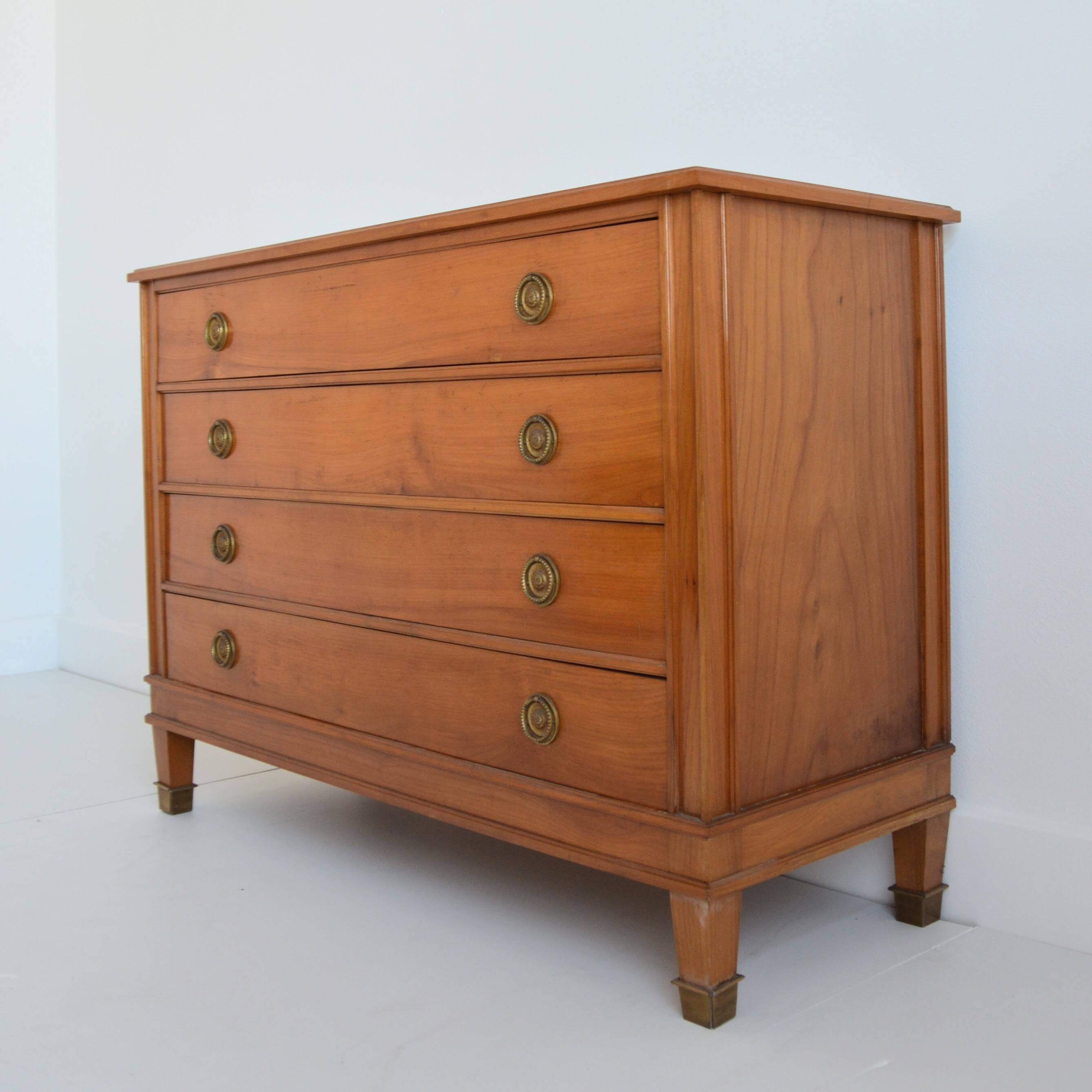 Vintage 1960s 4-drawer chest