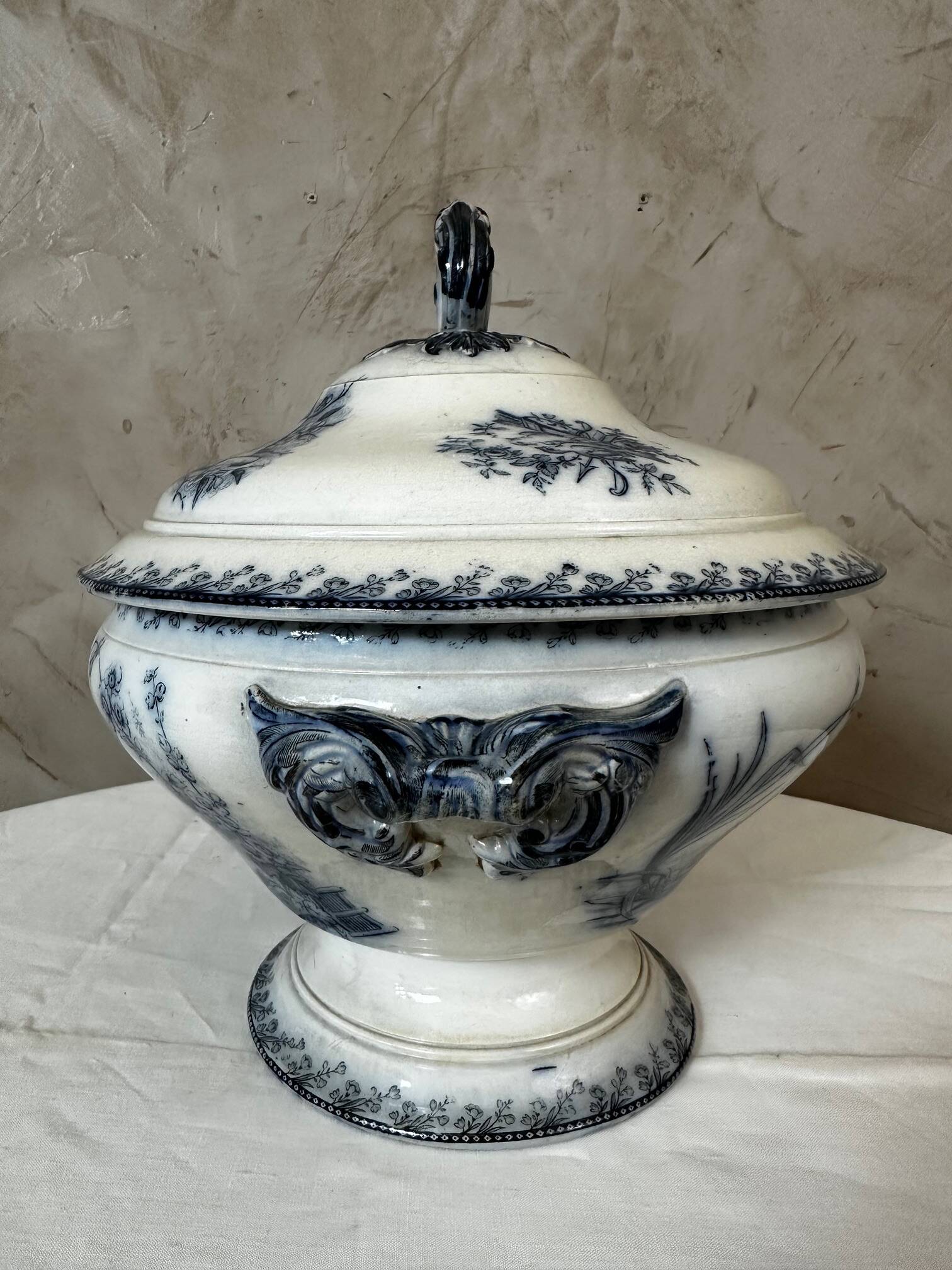 Ironstone soup tureen