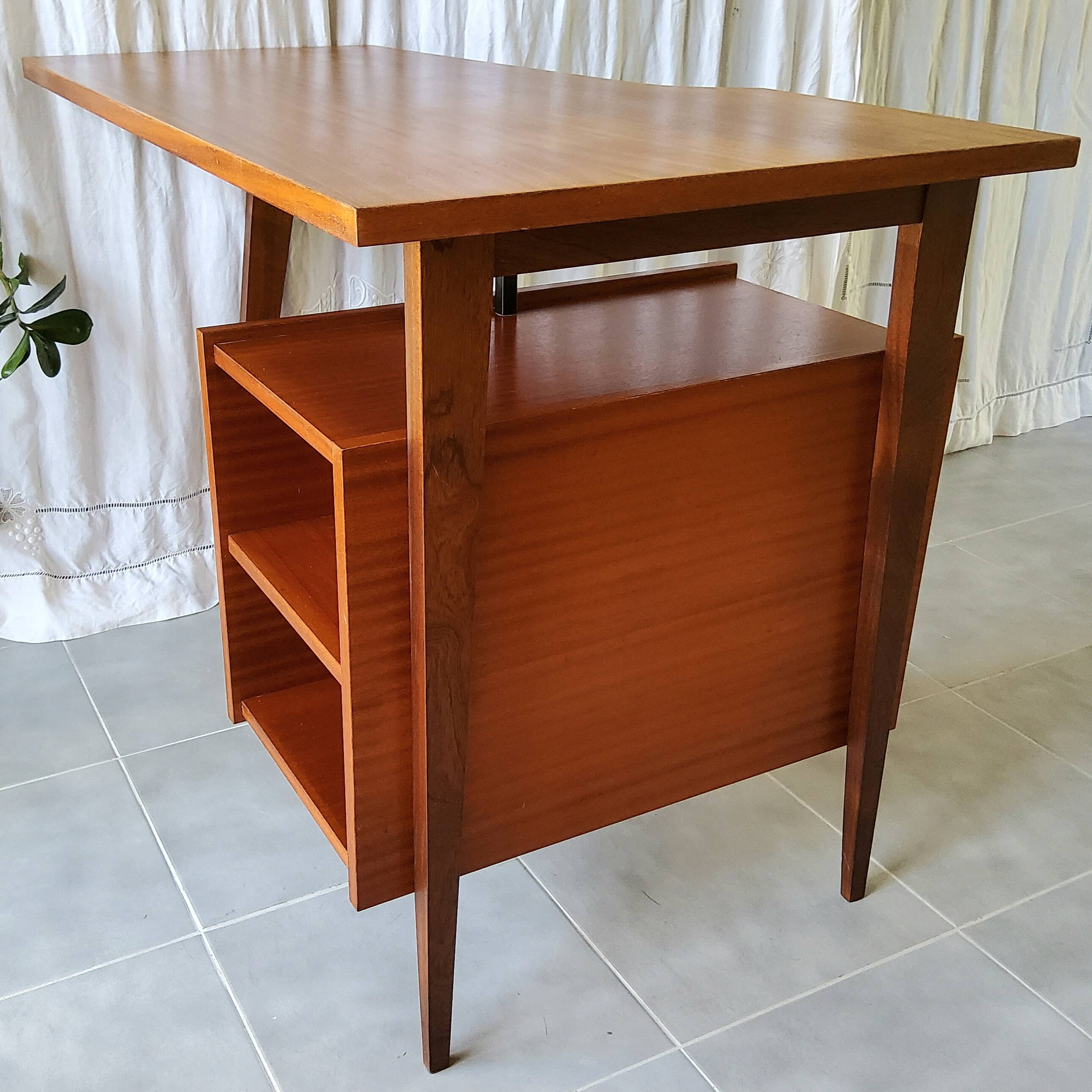 Asymmetrical desk from the 50s/60s