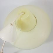 Vintage glass hanging lamp circa 1960