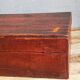 Painted wooden chest