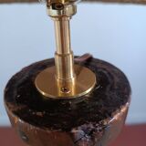 Turned wood lamp 1950