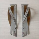 Set of 2 art deco handles