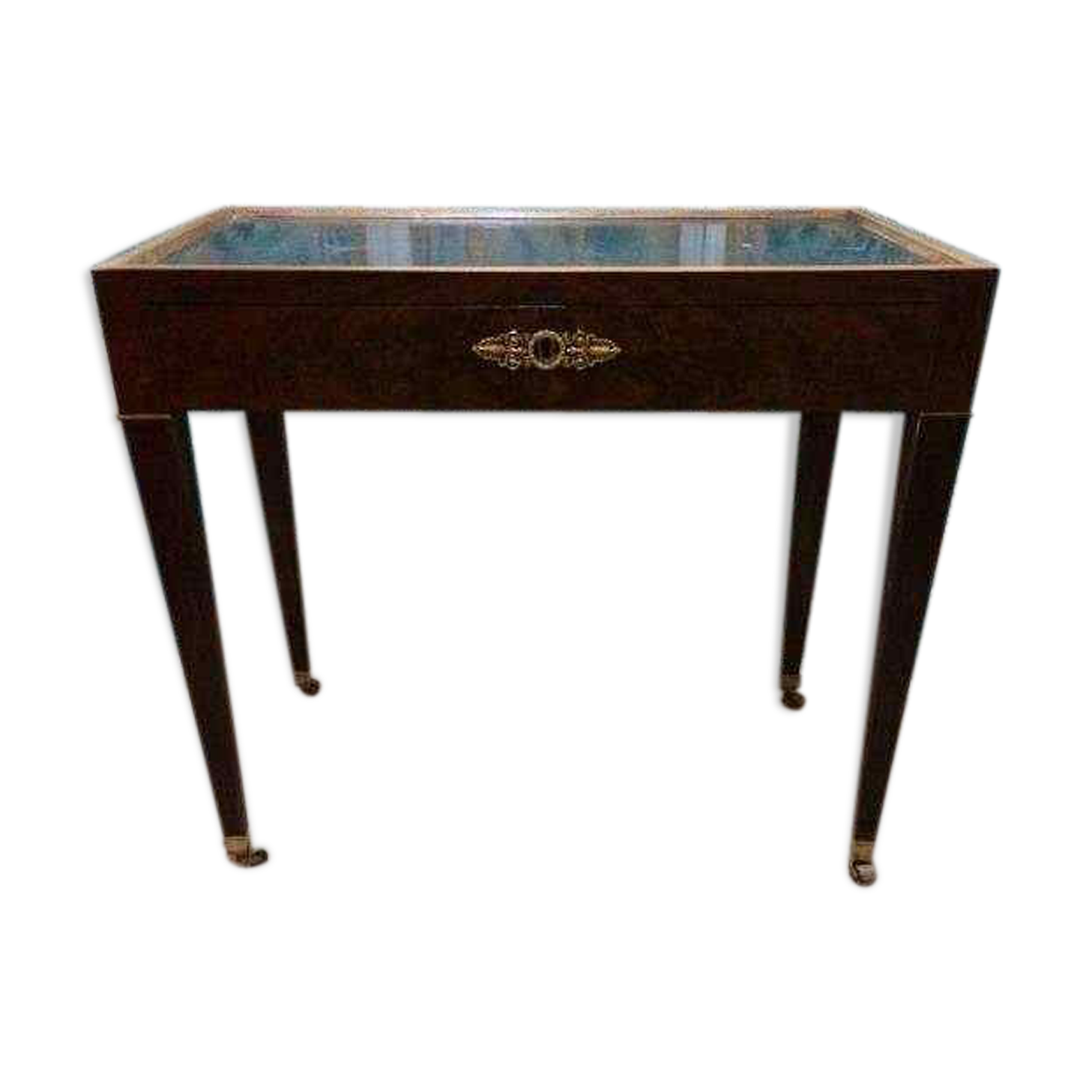 Man hairdresser Louis XVI in mahogany veneer 19th