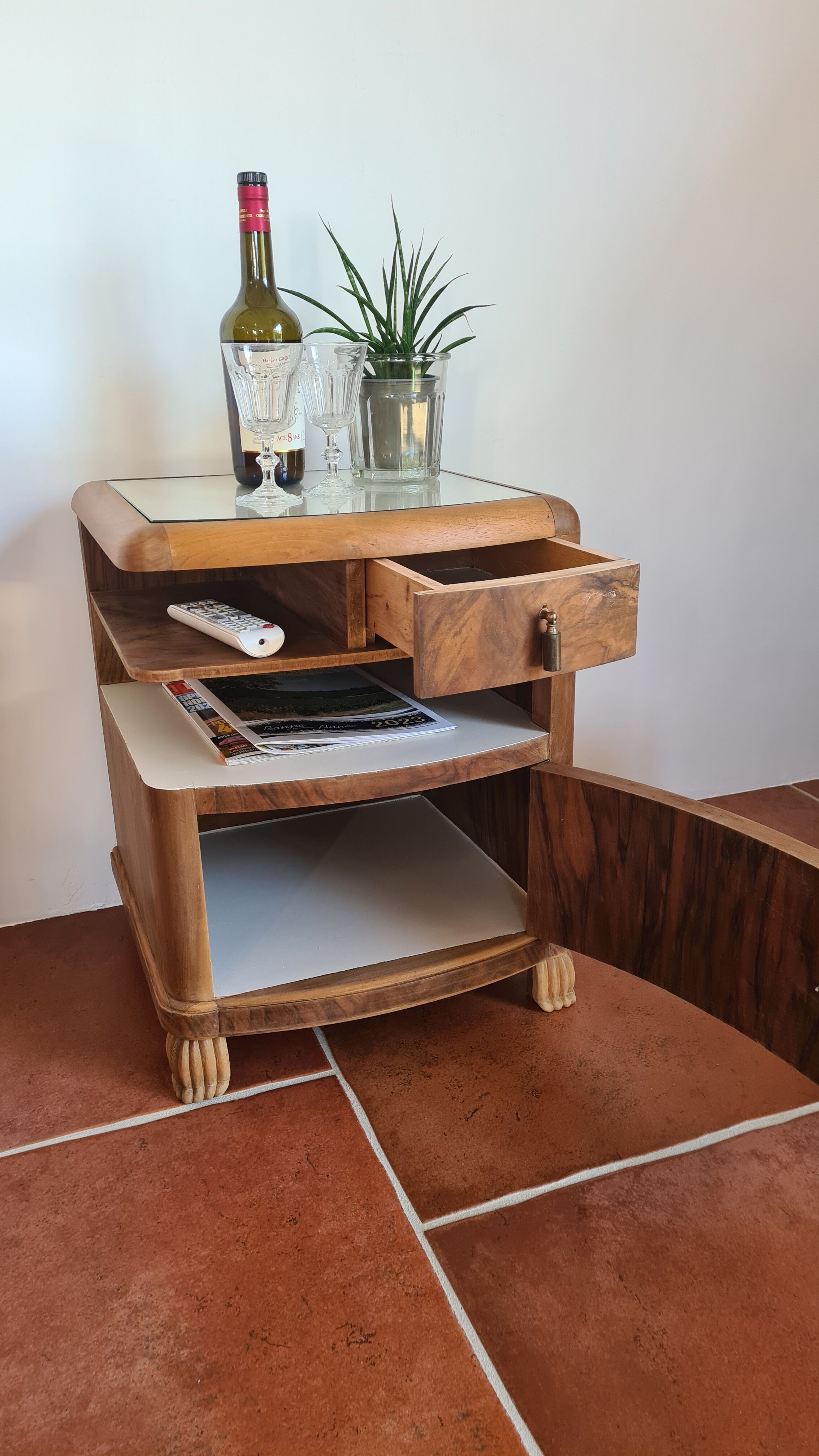 Bedside table or end of sofa