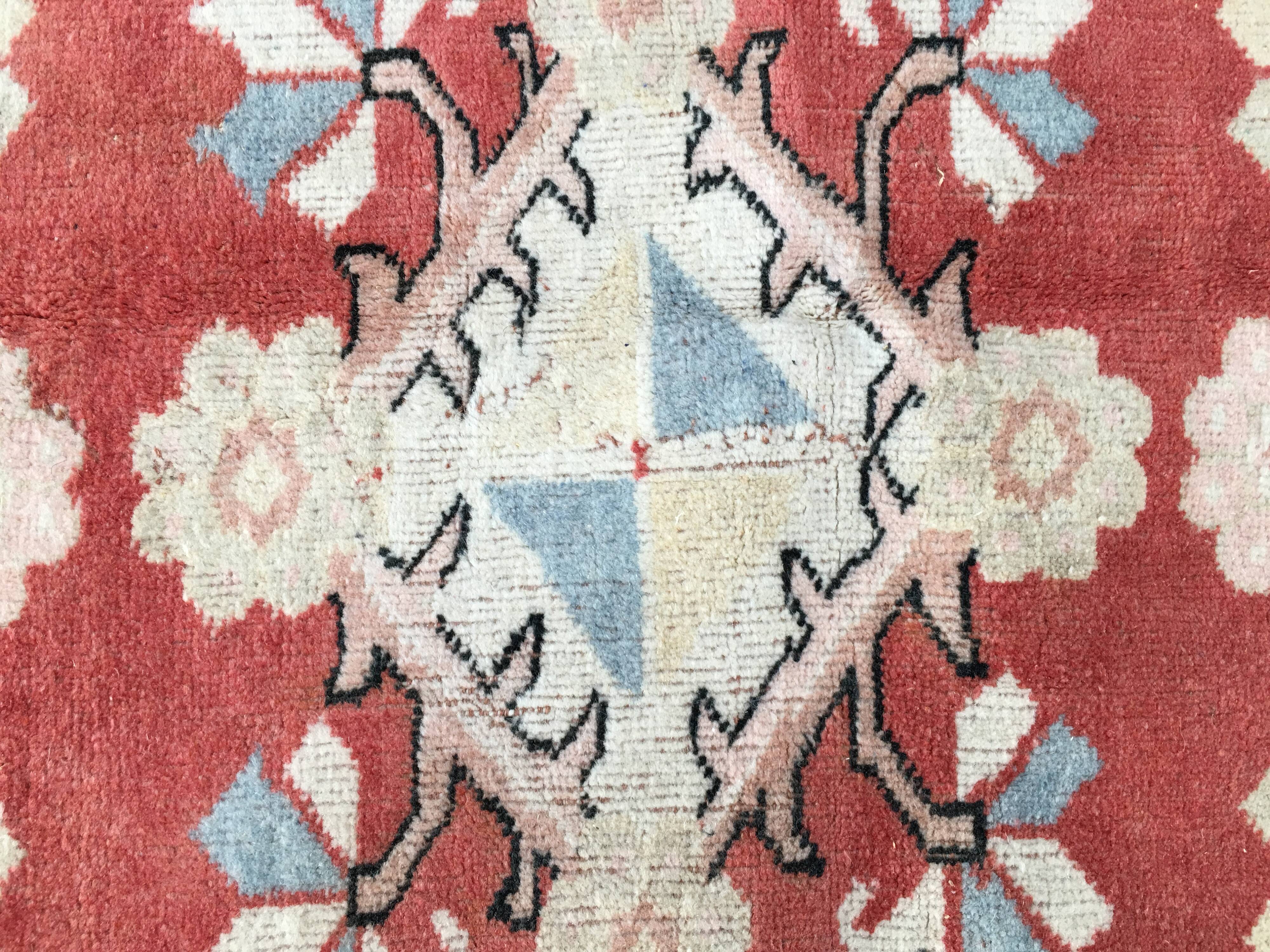 Turkish Rug, Vintage Area Rug, 205 x 311 cm, Handmade Rug, RK 8359