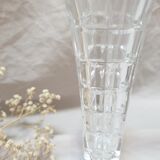 Vintage soliflore in chiseled glass