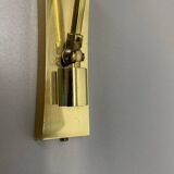 Applique murale ou plafonnier de théâtre réglable en laiton, Italie, années 1950