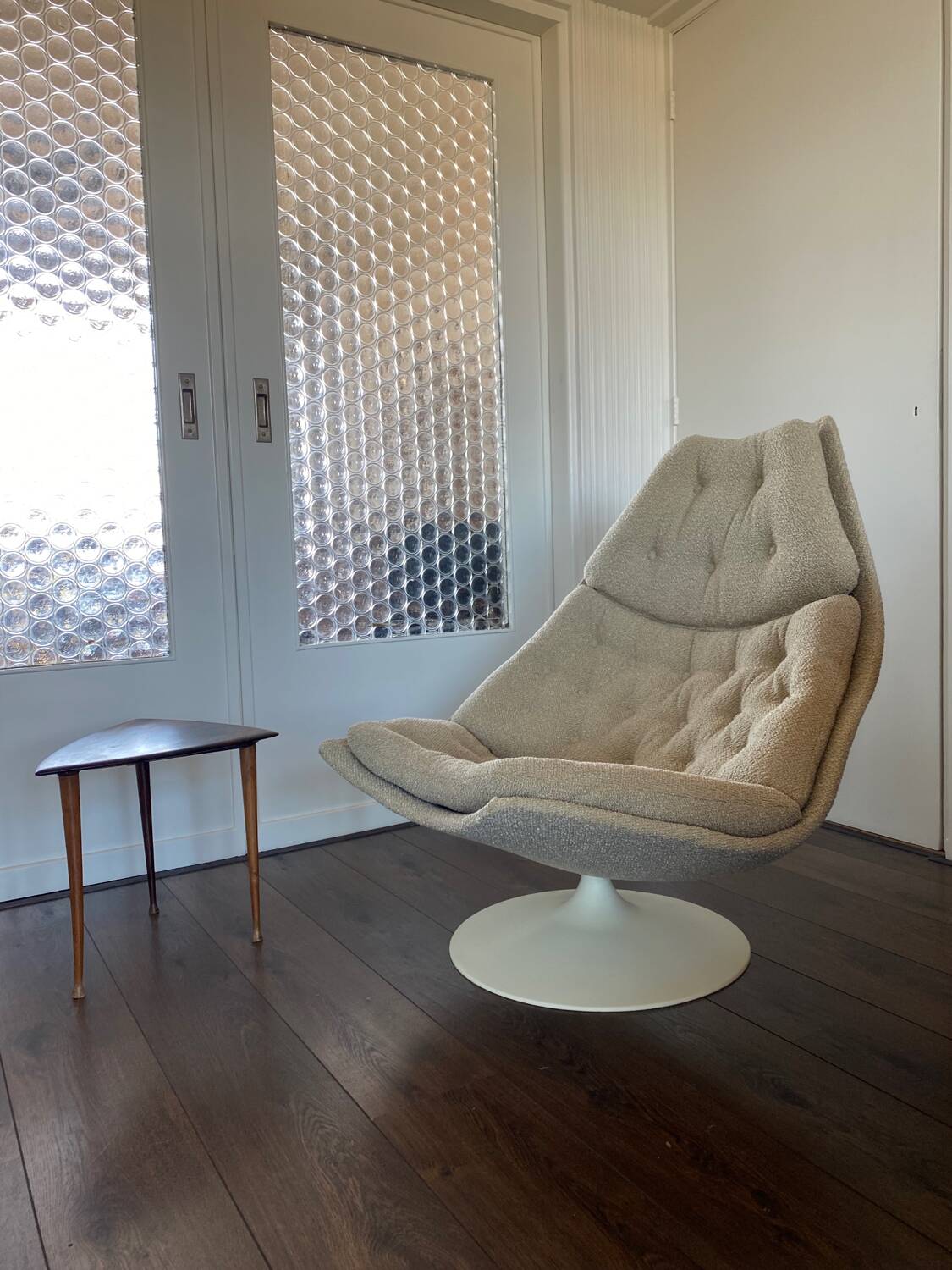 Fauteuil Lounge Artifort modèle F588 par Geoffrey Harcourt, années 1960