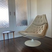 Fauteuil Lounge Artifort modèle F588 par Geoffrey Harcourt, années 1960