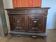 Low buffet in Louis XIII style made of solid walnut – Panels in "Pointe de Diamant"