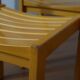 6 chaises en bois empilables