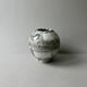 Stoneware vase with Japanese decor by Philippe Dubuc