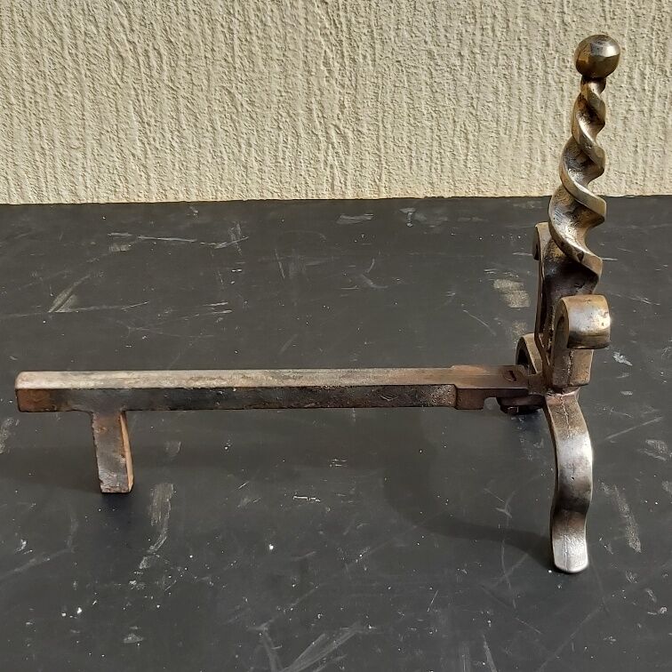 Pair of old bronze channels