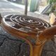 Round garden coffee table