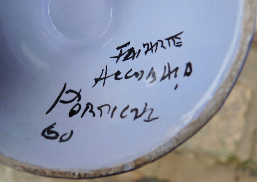 Former vase in faïence alcobaça portugal 60