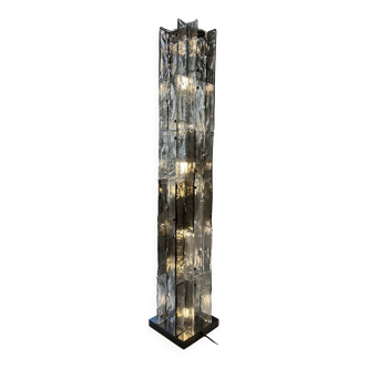 Lampadaire en verre de Murano, Carlo Nason pour Mazzega 1970s