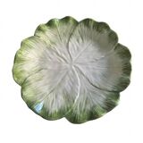 handmade lettuce-shaped plate