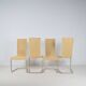 Ensemble de 4 chaises de salle à manger Tecta B25 par Tecta, 1980