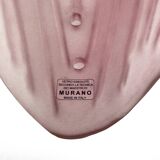 Pair of Tulips Murano Glass and Brass Sconces