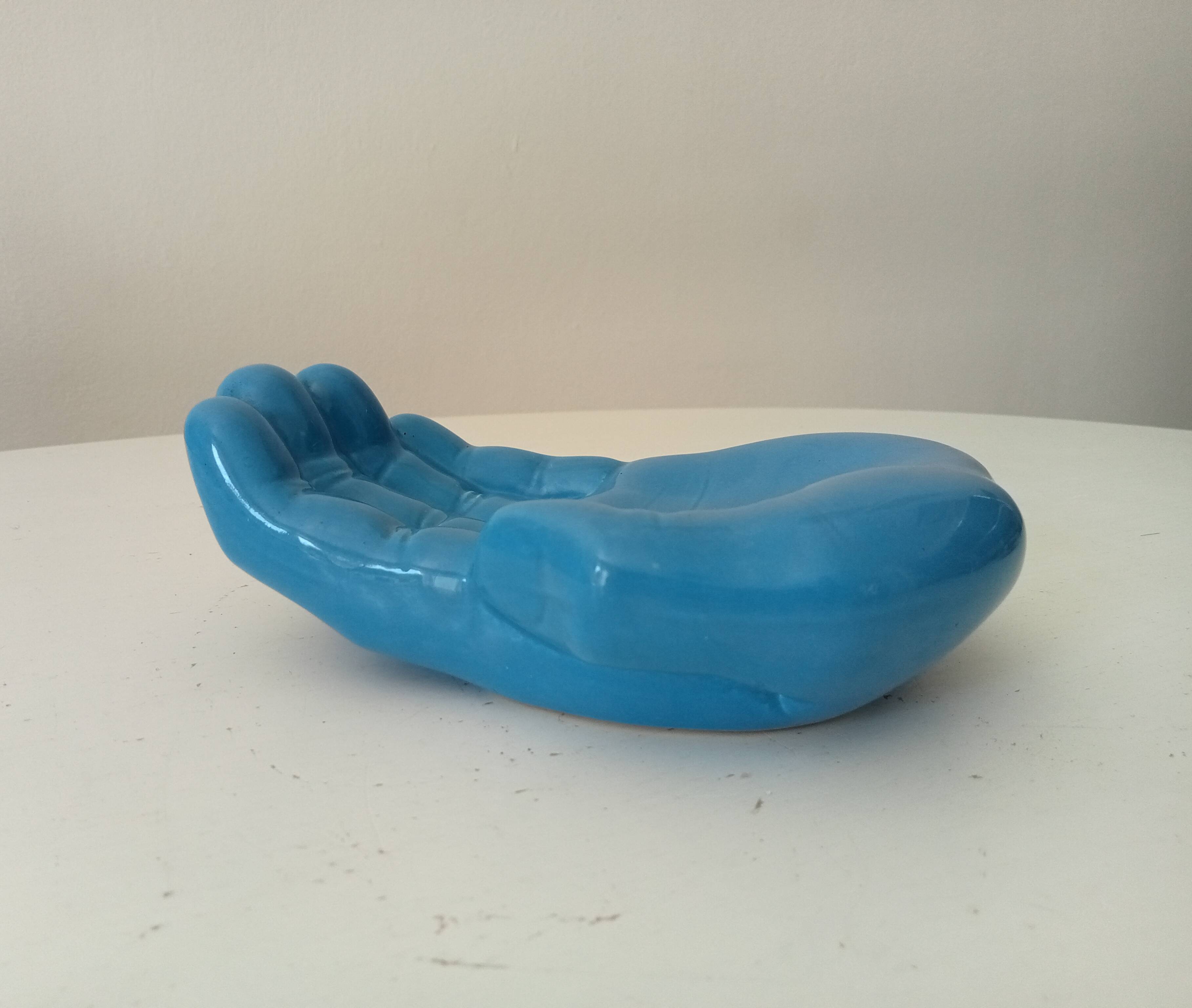Vintage ceramic "Hand" empty pocket from the 80s