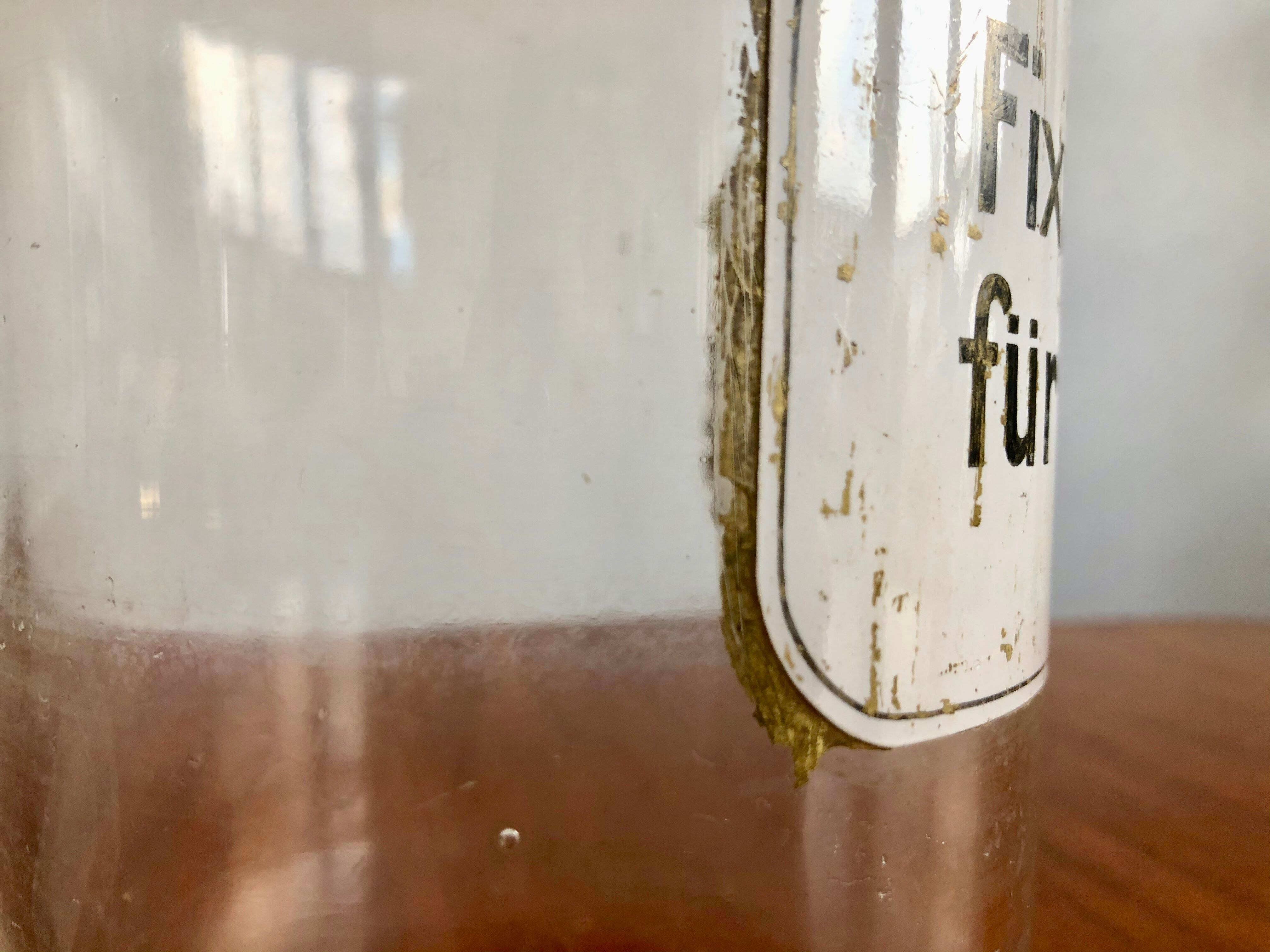 German printing bottle