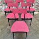 Set of 6 vintage Alfred Hendrickx chairs for Belform model S3