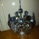 Lustre vintage 70, Oscar Torlasco , 9 feux