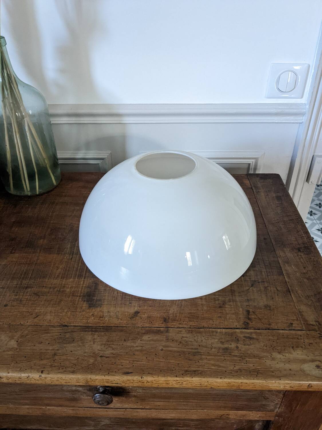 Suspension en opaline